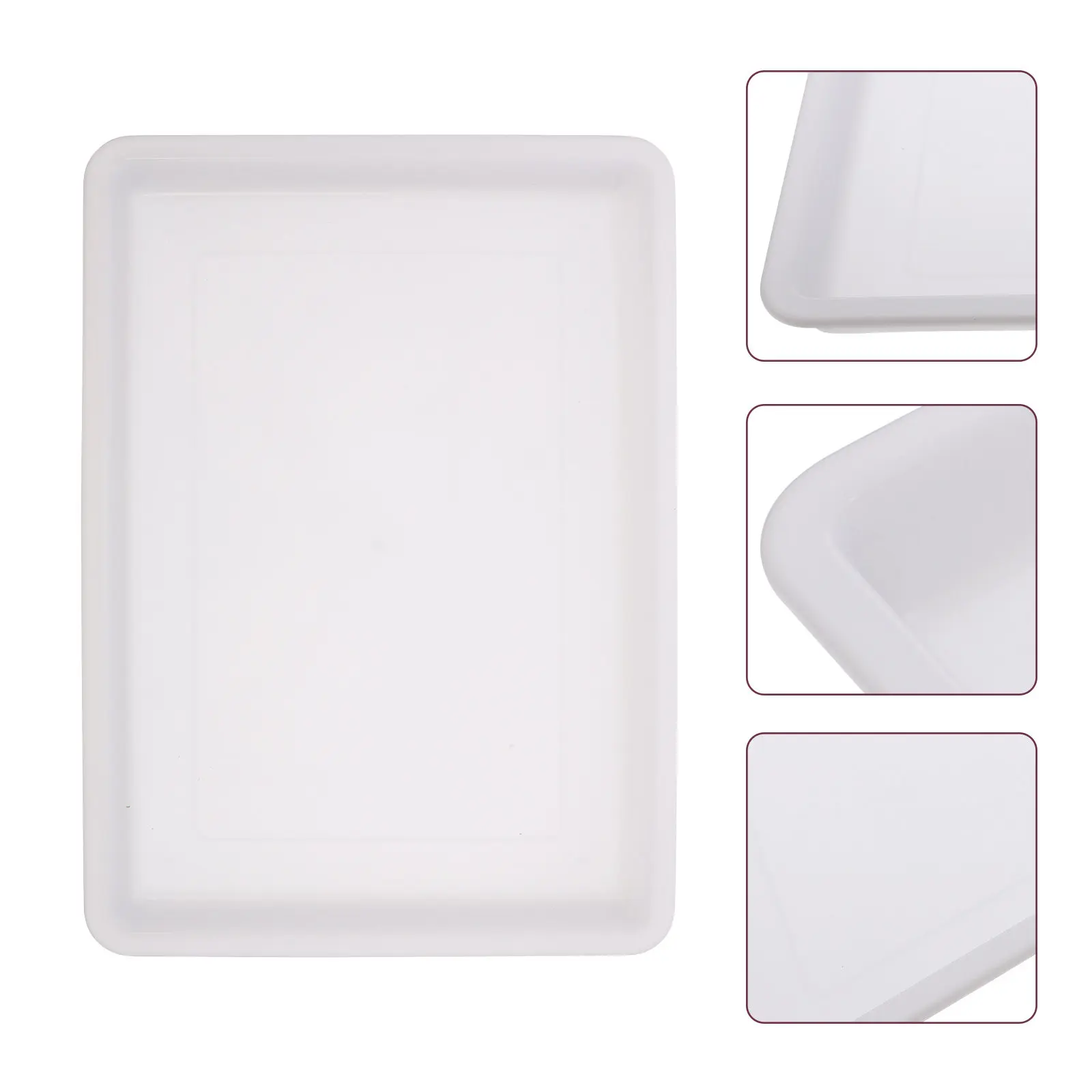 

Набор из 2 многофункциональных пластиковых лотков для рисования, подносов для пигментов, для детского творчества, смешивания цветов и хранения, пластиковые лотки для пигментов