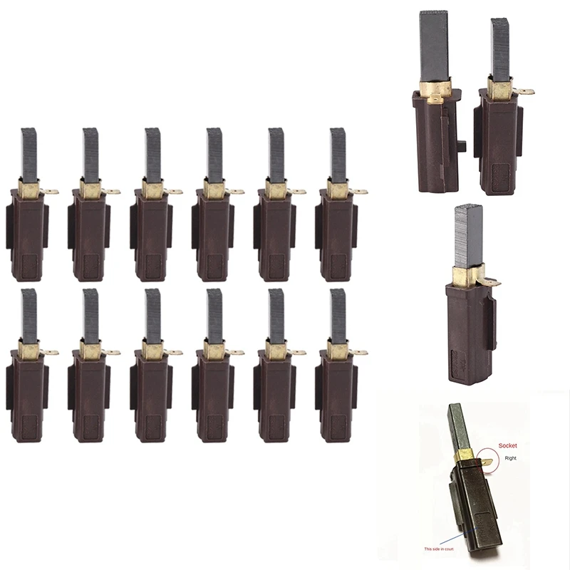 12 قطعة/المجموعة مكنسة كهربائية موتور فرشاة الكربون 2311480 333261 33326-1 أجزاء لأدوات أميتيك لامب