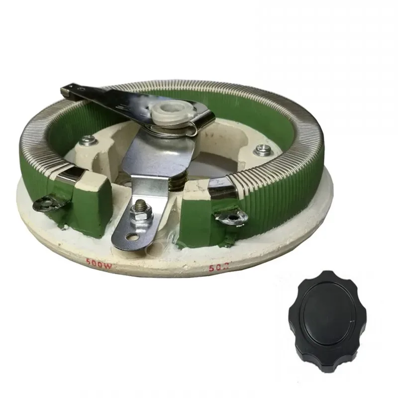 

500W BC1 high Power rheostat rotary variable wire wound resistor Disc shape Adjustable resistor Sliding rheostat