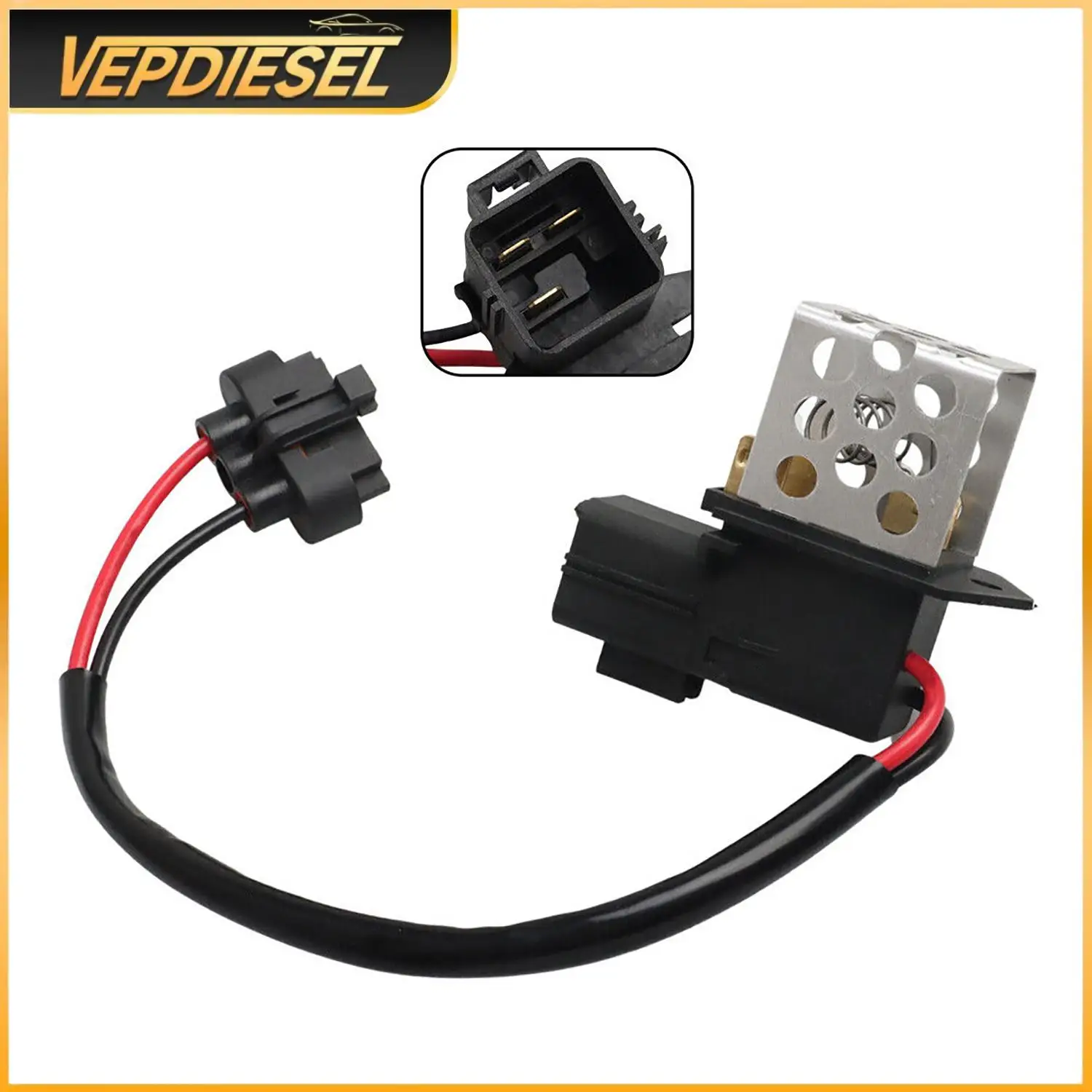 

7R3Z8L603A 7R3Z-8L603-A 4R3Z8L603AA Engine Cooling Fan Resistor For 2005-2010 Ford Mustang Auto Cool Accessories Brand New