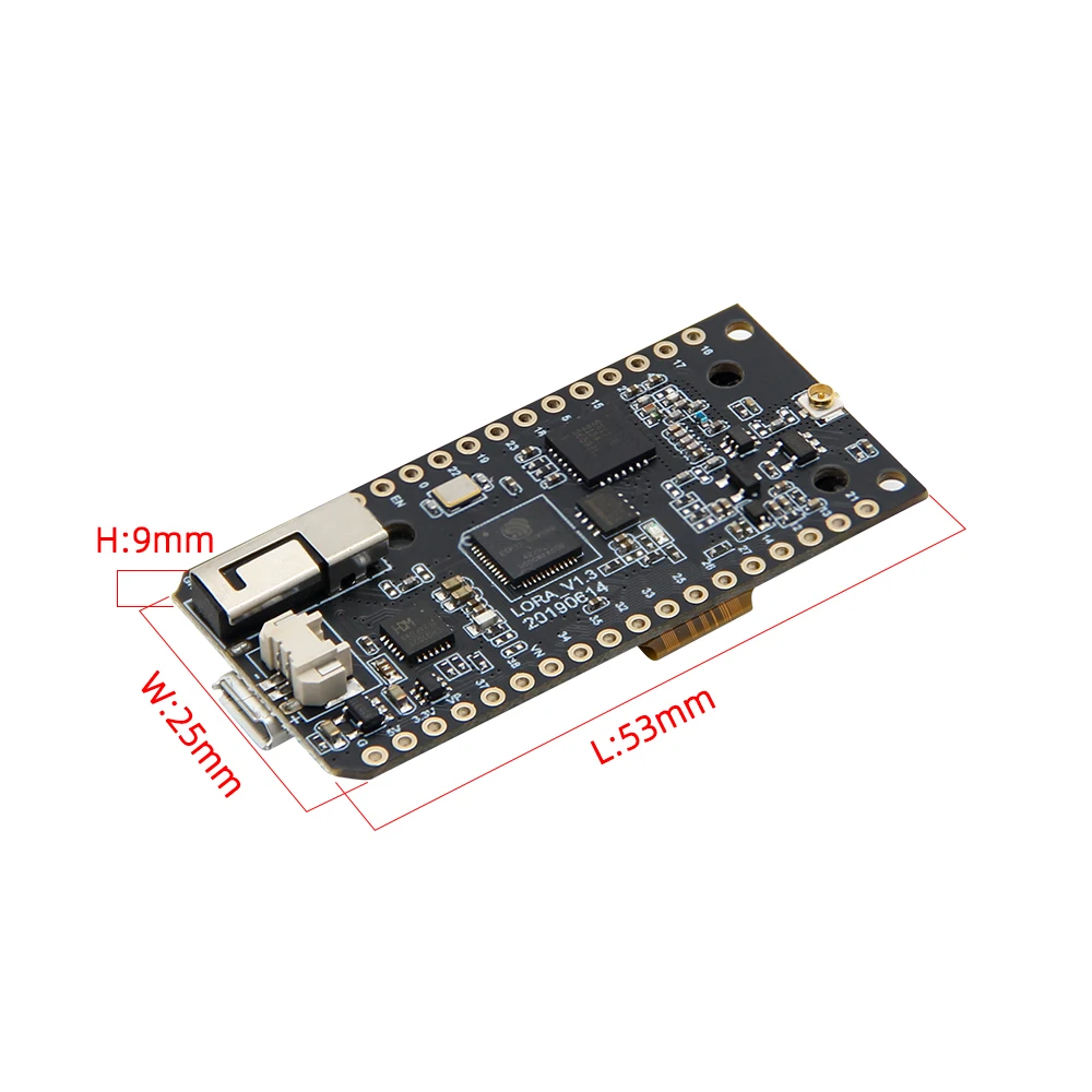 LILYGO® LoRa32 V1.3 Макетная плата ESP32 LoRa SX1276 868/915 МГц Wi-Fi Bluetooth беспроводной модуль 0,96 дюймовый OLED экран Arduino