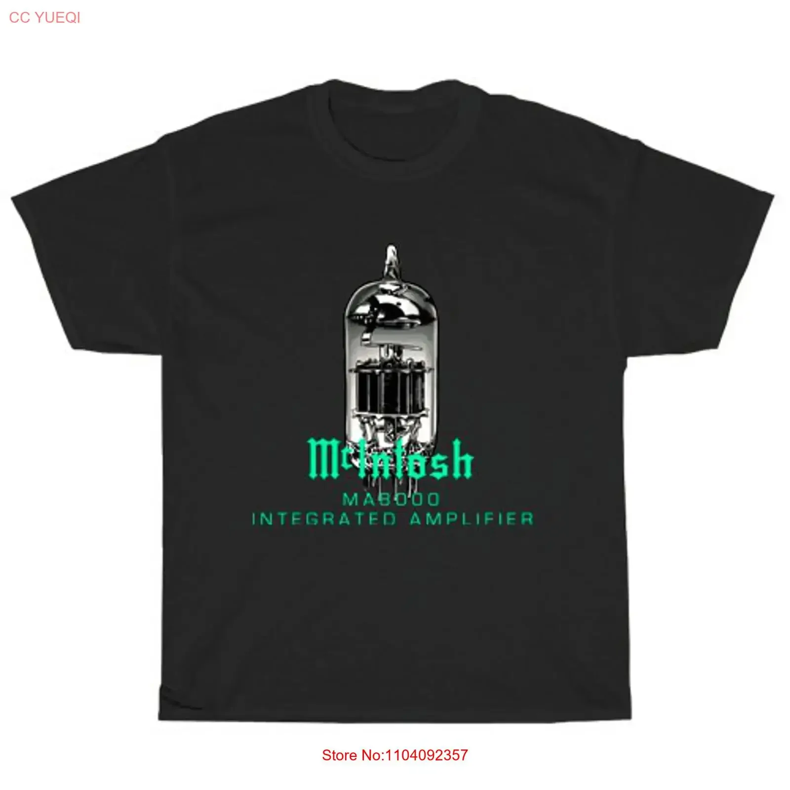 McIntosh Amplifiers Logo 2 American Men's T Shirt Funny Size S to 5XL vintage Washed Casual Top For Everyday Wear Soft