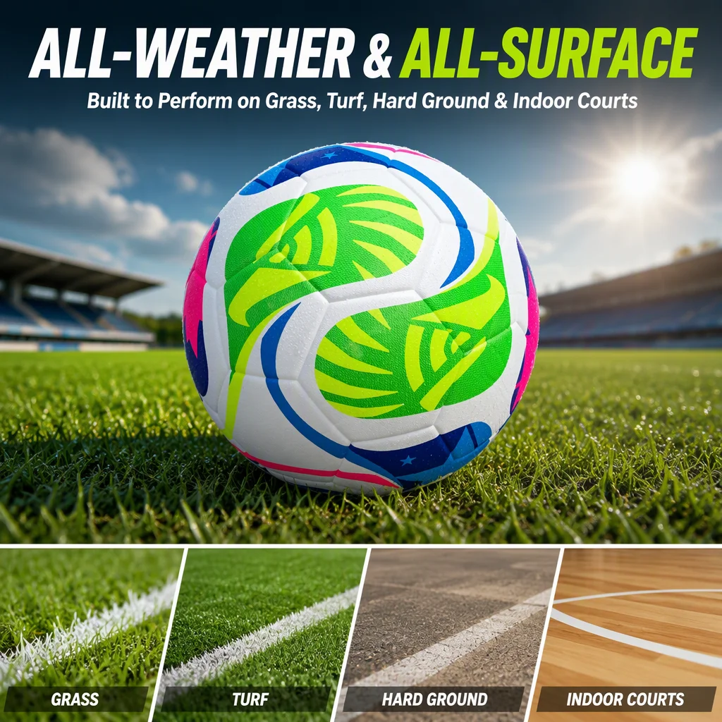 2026 High Quality Soccer Ball Official Size 5 PU Material Seamless Wear Resistant Match Training Football Futbol Voetbal Bola