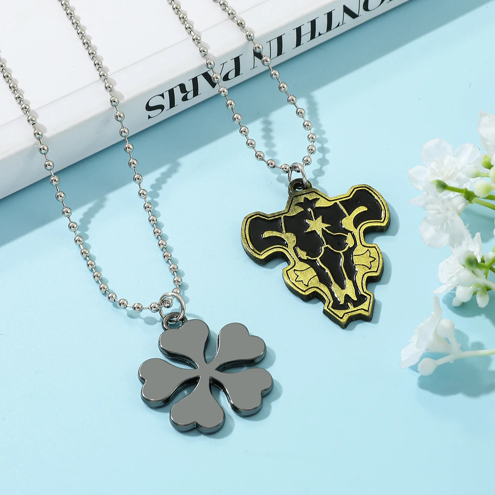 Anime-Peripherie Black Clover Ritterorden Punk-Halskette Herren Persönlichkeits-Schmuck Accessoire Geschenk