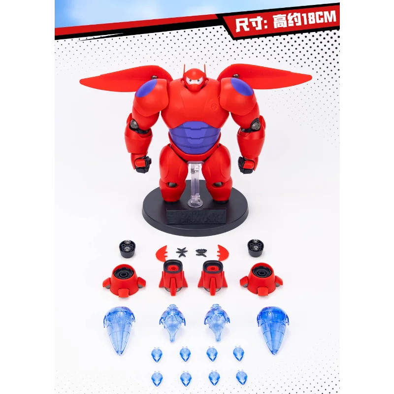 

Brand New Genuine Gong Big Hero 6 Baymax Series Assembled Model Baymax 18cm Assembled Action Figure Boy'S Gifts