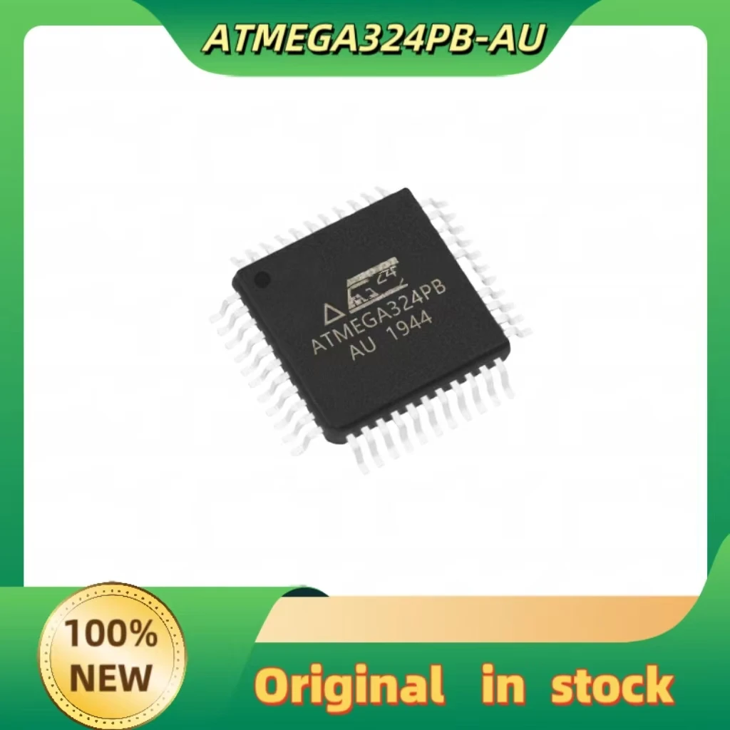 100% Original ATMEGA324PB-AU TQFP-44  Single Chip Microcomputer (MCU/MPU/SOC) ATMEGA324PB AU