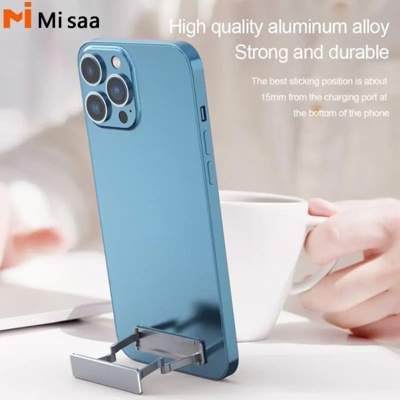 Phone Holder Folding Folding Stand Mini Universal Mobile Phone Accessories Lazy Bracket Aluminum Alloy Portable Phone Stand