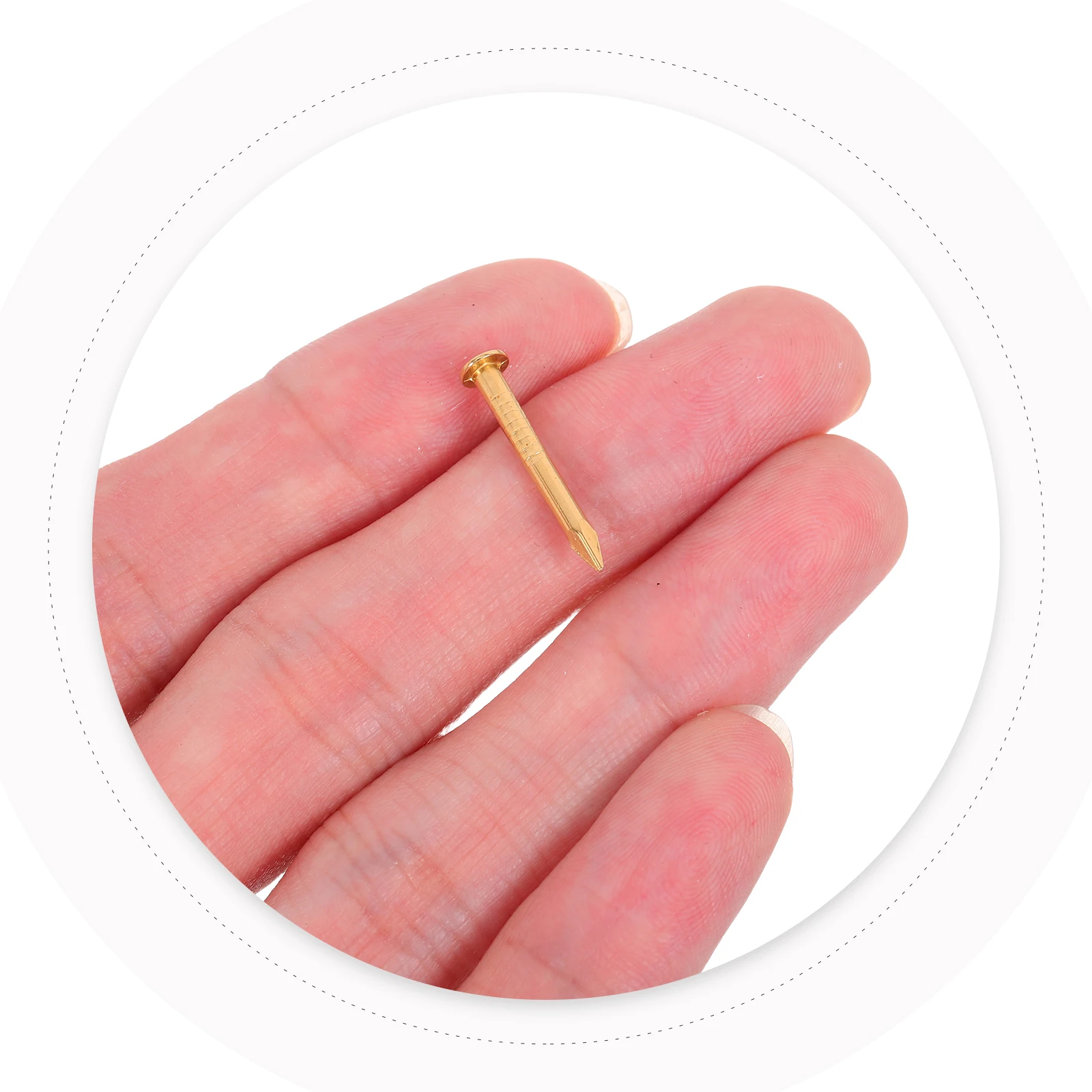 

100pcs 20Mm Nails Round Head Small Nail Decorative Nail For Furniture Hinges Decorative Boxes Diy Hardware Accessories