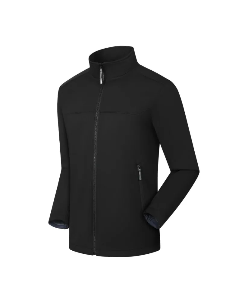

Waterproof Windbreaker Mens Winter Work Jackets Zipper Pocket Casual Coats Full Zip Outwear Tops Classic Trendy Style