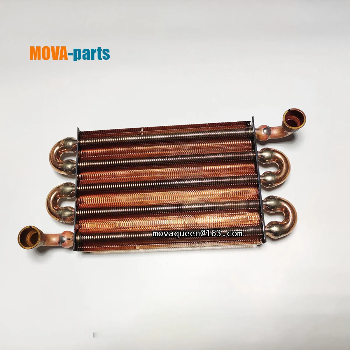 

Gas Boilers Spare Parts Copper 290mm Main Heat Exchanger For Vaillant Gas Wall Hanging Furnace