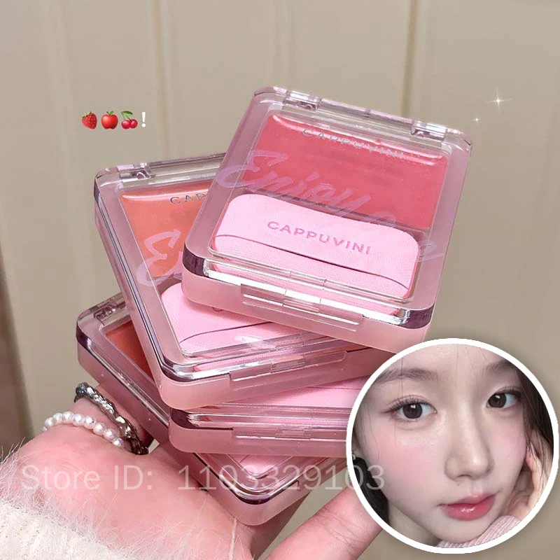 Water Shining Cheek Blush Highlighter Cream High Gloss Glitter Rouge Natural Brighten Face Contouring Blush Highlighter Makeup