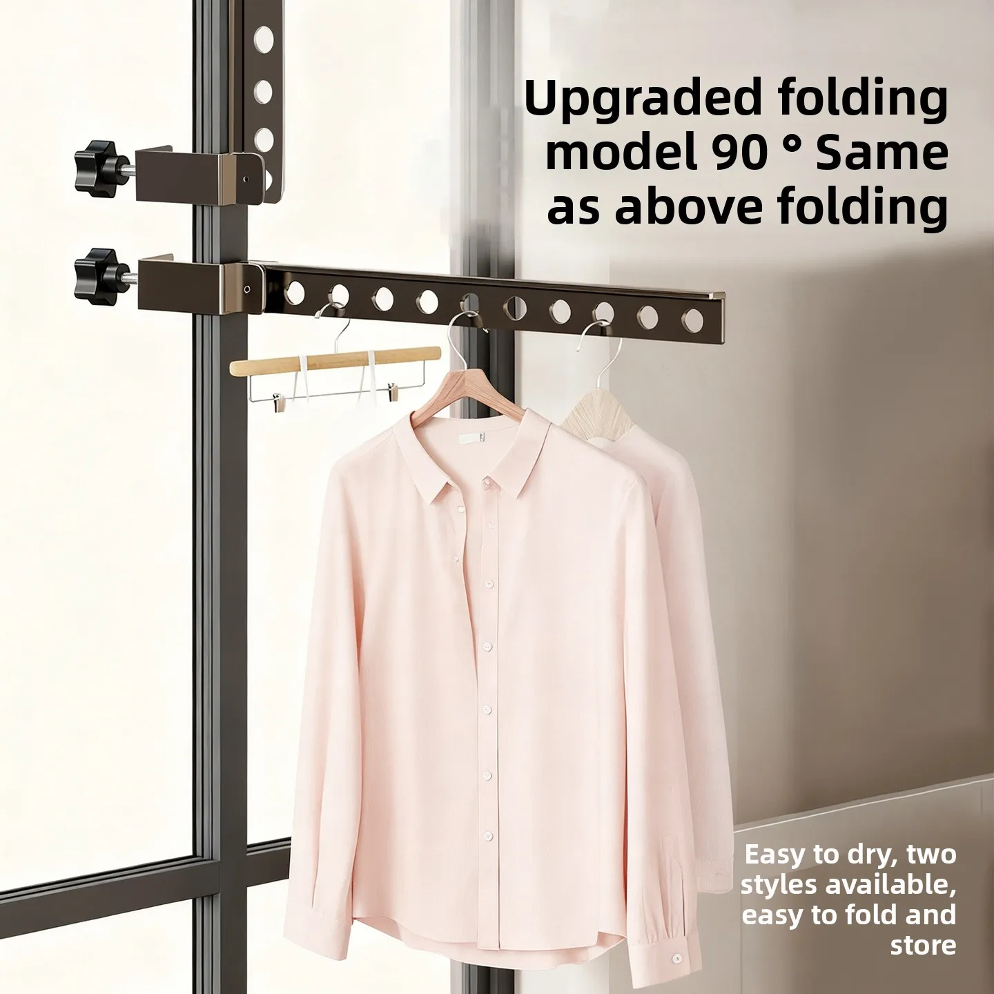 

Складная сверхпрочная сушилка-стеллаж с креплением на защелках – многофункциональная нескользящая вешалка для подоконников и балконов