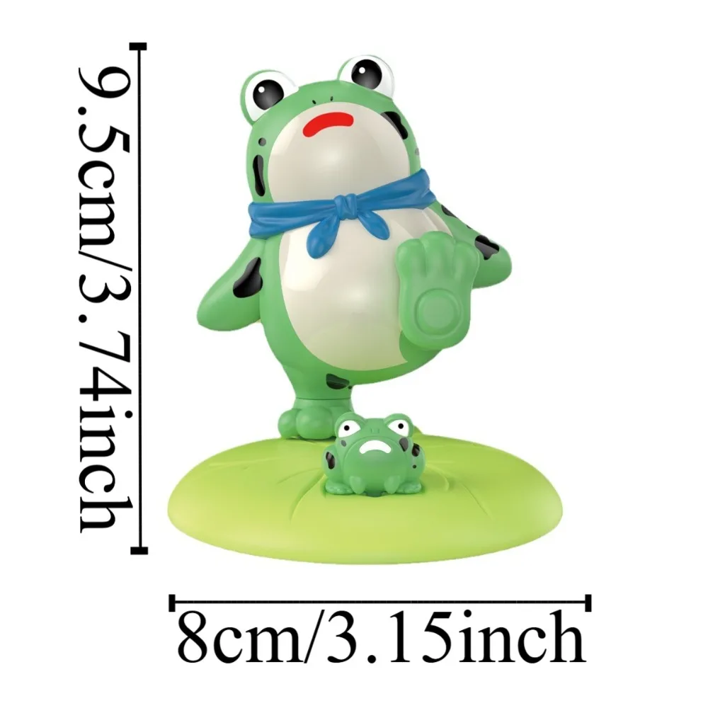 PVC Doll Sad Frog Phone Holder Support Desk Decor Green Frog Mobile Phone Stand Cartoon Portable Cell Phone Bracket Small Gifts