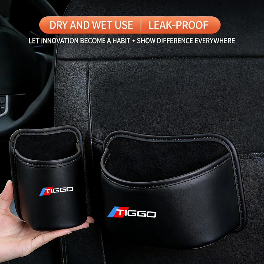 

Car Trash Can Door Storage Box Foldable Seat Back Hanging Case For Chery TIGGO 3 4 5 7 PRO 8 3 5X 4 Glx 7 ARRIZO 8 E3 E5