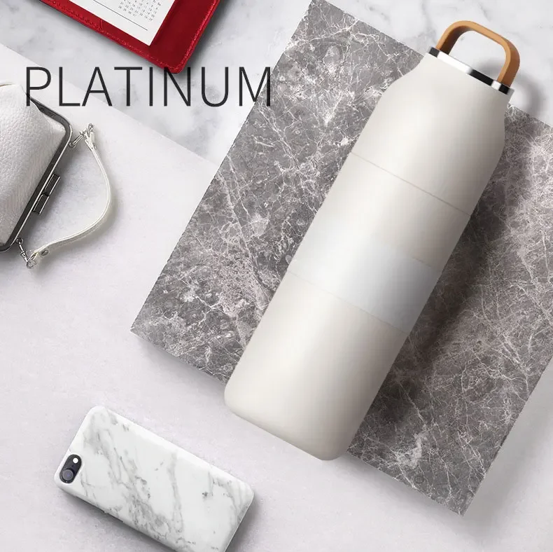 Wholesale Thermos Cup Vacuum Flask Insulated Double Wall Stainless Steel 304 Sublimation Travel Coffee Water Bottle