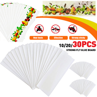 30-10pcs Strong Fly Traps Bugs Sticky Board Glue Board  Catching Aphid Insect Pest Control Window Insects Catcher Glue Stickers