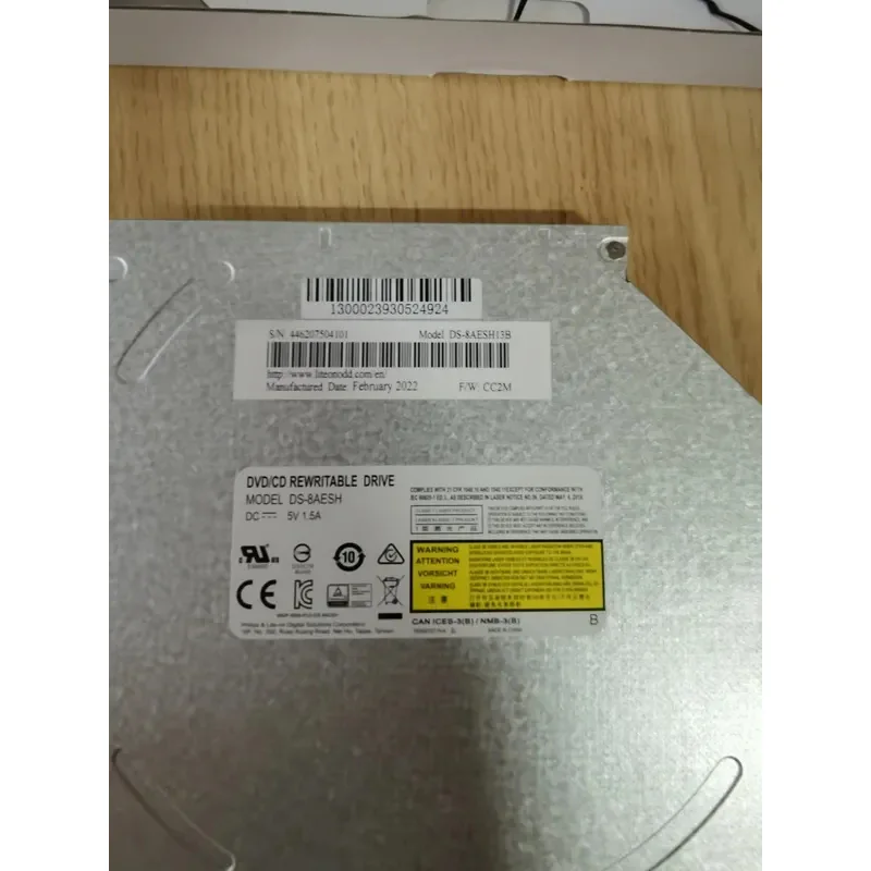 for Lite-On DS-8AESH 12.7mm DVD Writer Internal Optical Drive for Laptop