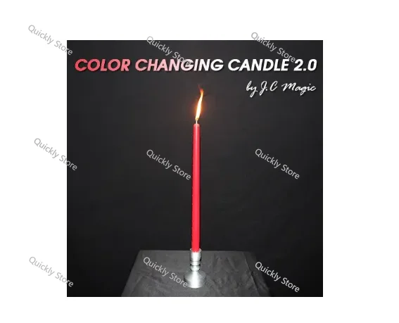 Color Changing Candle 2.0 by J.C Magic Magic tricks (Instant Download) Quickly send