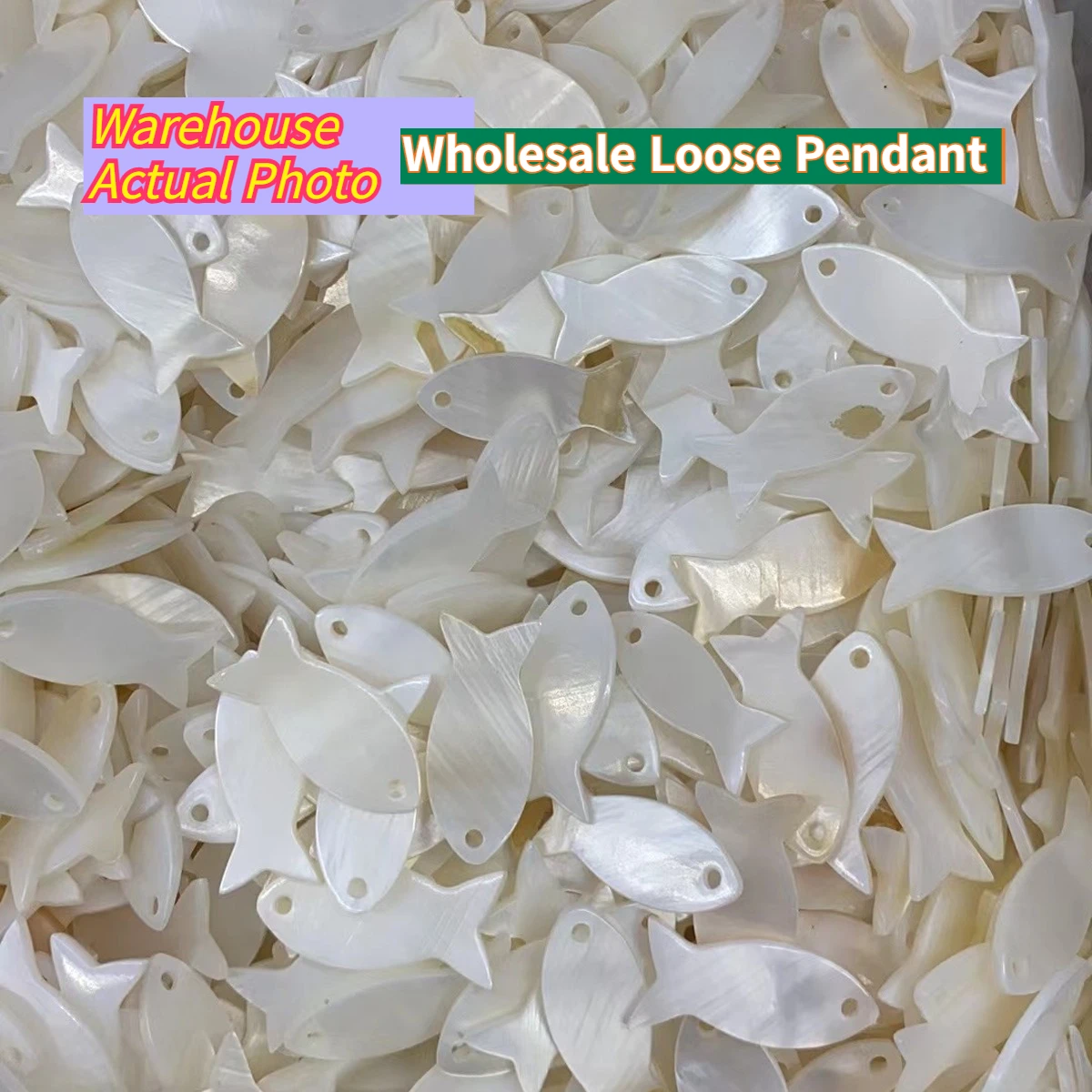 

100Pcs Wholesale Small Pendant The Mother Of Pearl Shell Loose Pendant For Jewelry Making DIY Earrings Necklace Accessory