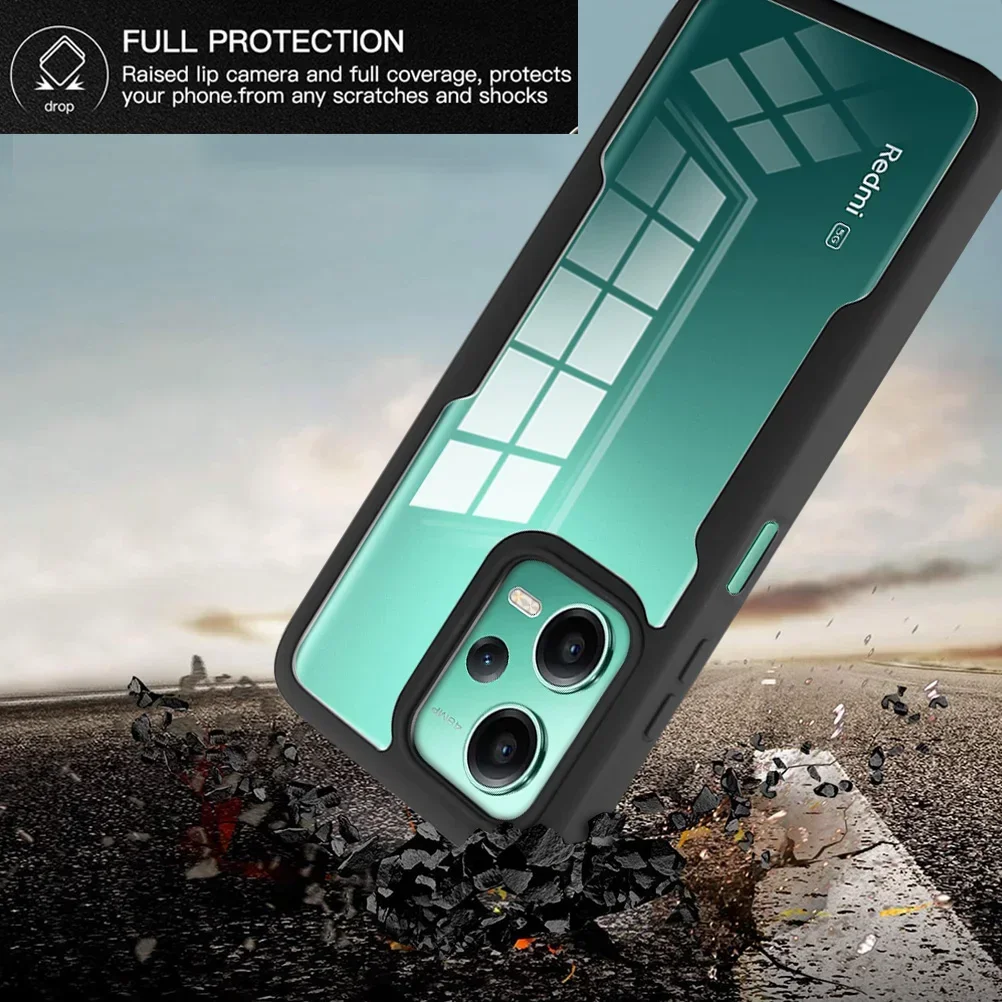 Front + Back Protect ShockProof Case For Xiaomi REdmi A3 13C Note 13 12 14 13T 12T 11T Poco  X5 X6 Pro C65 F5 360 Degrees Cover