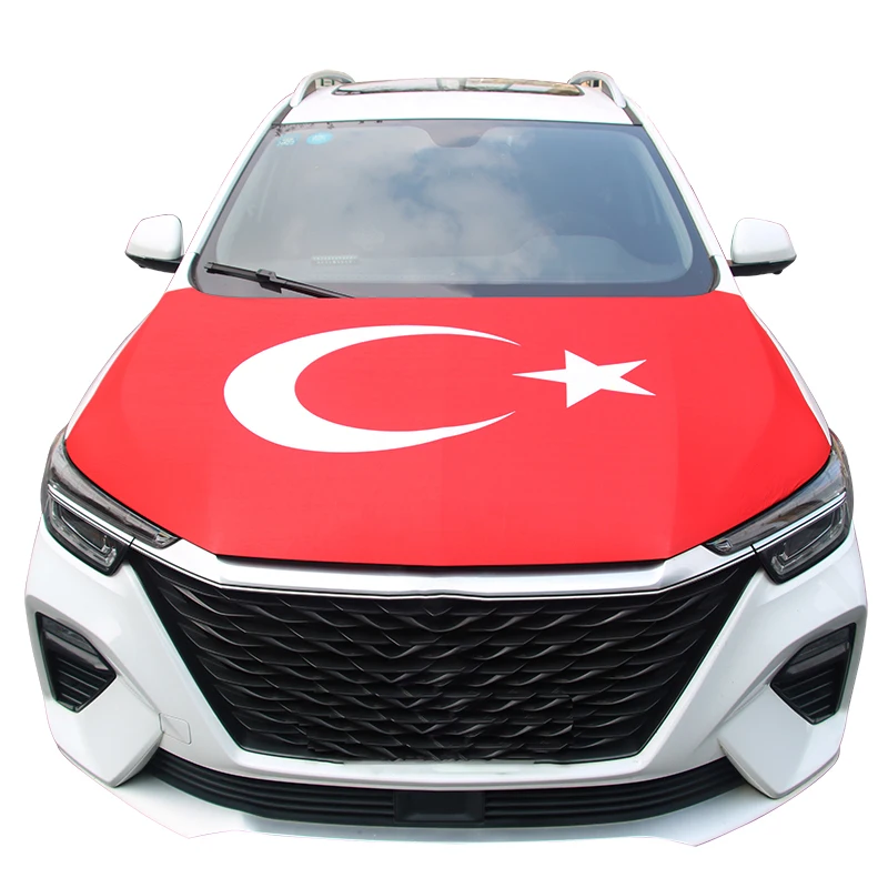 National Flags Car Engine Hood Cover Netherlands Qatar Kosovo Croatia Kurdistan Turkey Romania Portugal Senegal Flag For Decorat