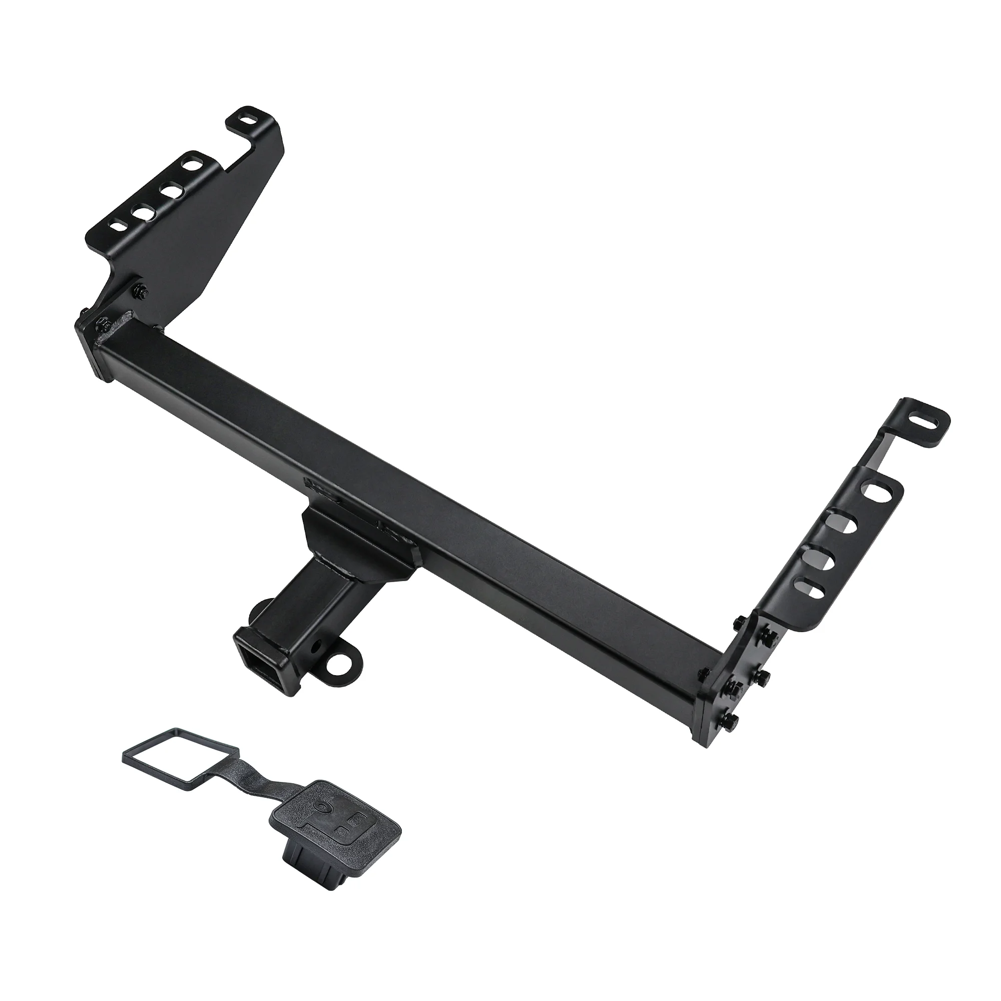 New Premium Rear Towing Hitch Steel Receiver for Truck Trailer Camper Retrofit/Upgrade Recovery Equipment