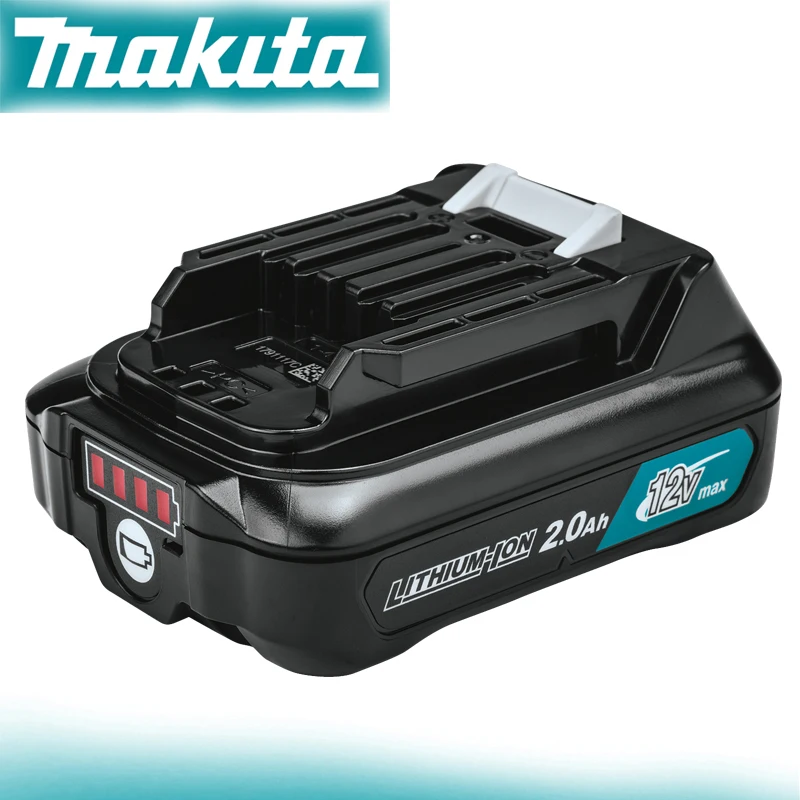 Makita Original BL1021B 12V 2.0AH Max CXT Lithium-Ion Battery LED Battery Charge Level Indicator Multifunctional Battery Tool