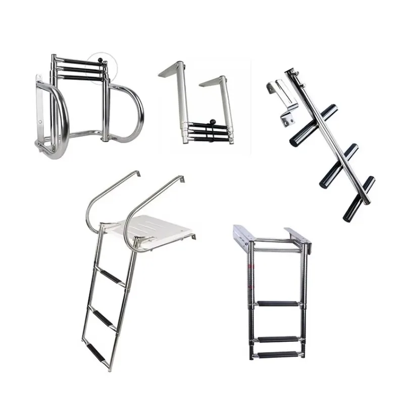 316 Stainless Steel Telescoping Ladder Telescoping Dock Ladder Sport Diver Marine Ladder