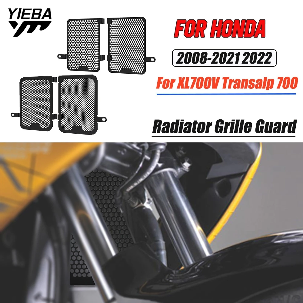 

Motocycle Radiator Grille Cover Water Tank Guard Protection FOR Honda XL700V Transalp 700 2008-2022 2021 2020 2019 2018 2017