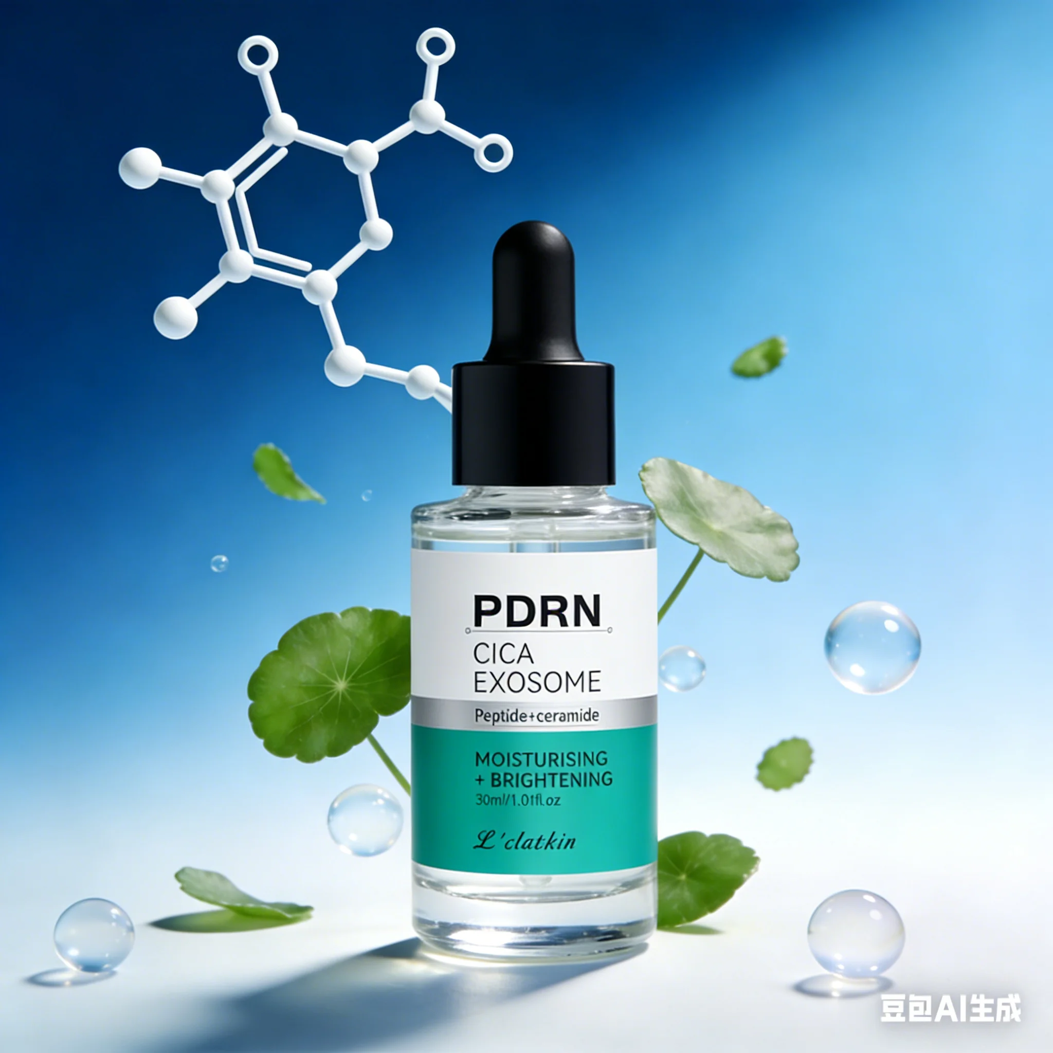 PDRN Centella Asiatica Exosomes Serum Repair Soothe Moisturize Facial Skincare Sensitive Skin Friendly