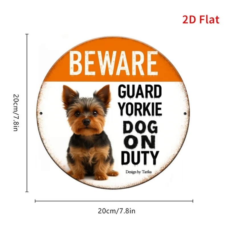 2D Flat Design, 4pcs Set, No Trespassing Sign Private Property No Soliciting Yard Sign Beware of Dog Warning Metal Poster