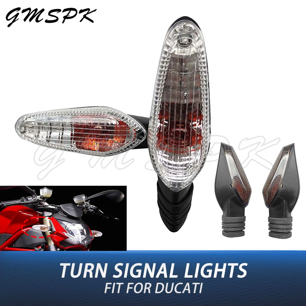 

Motorcycle Indicator Turn Signal Blinker Lights Fit for Ducati Streetfighter Multistrada 1200 Monster 695 696 796 821 1100 1200