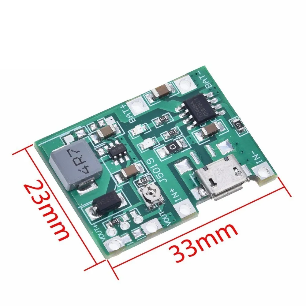 Lithium Li-Ion 18650 3,7 V 4,2 V Batterie Ladegerät Bord DC-DC Step Up Boost Modul TP4056 DIY Kit Teile