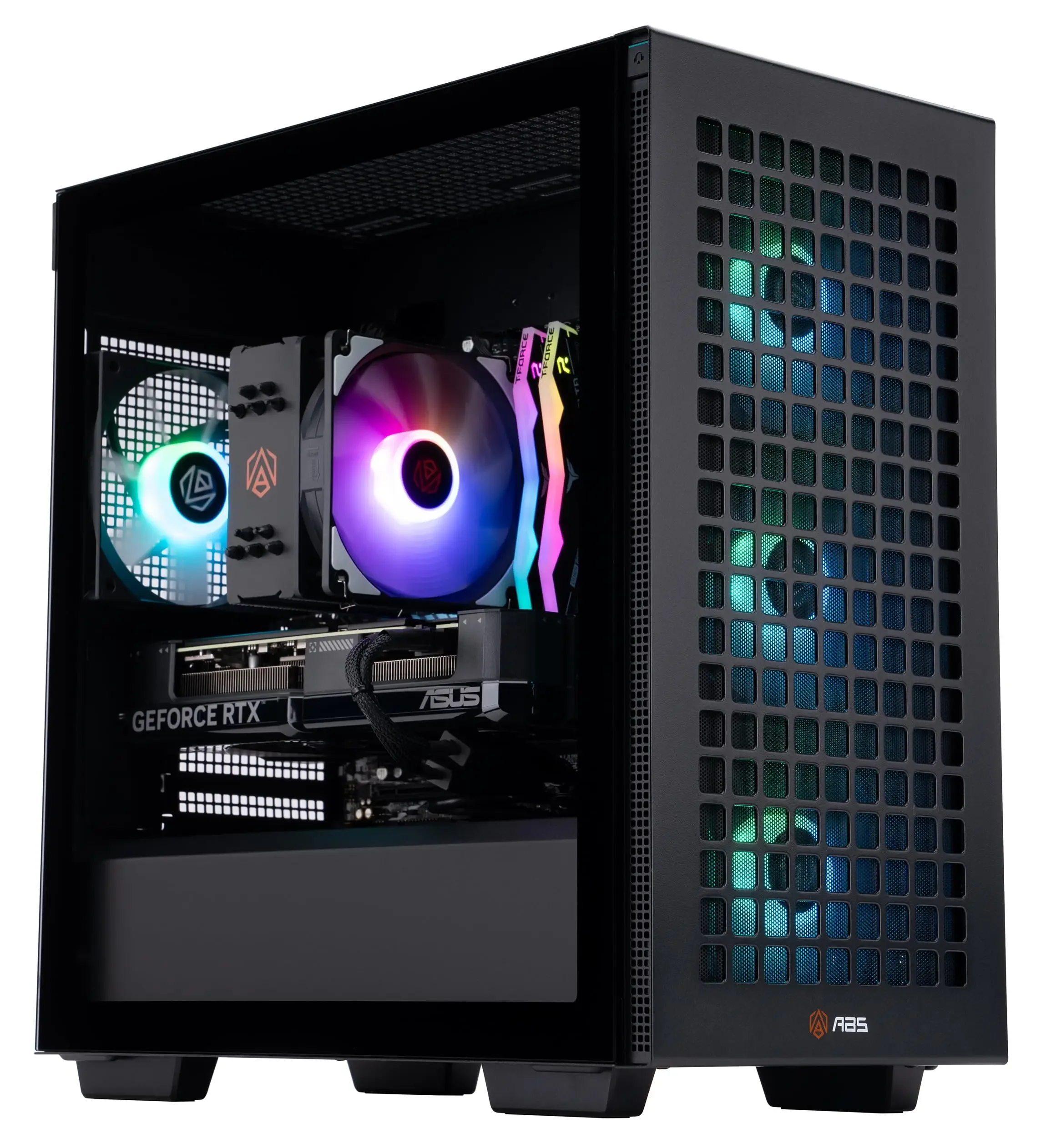 أفضل المبيعات ABS Kaze Aqua Gaming PC – Windows 11 – Intel i7 14700KF – GeForce RTX 4070 TI Super – DLSS 3 - أداء يعمل بالذكاء الاصطناعي
