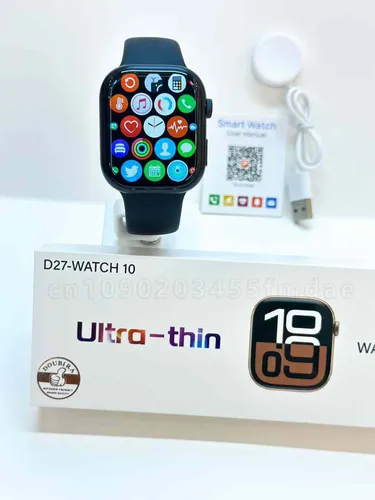 Imagen 2 del producto Nuevo reloj inteligente Watch10 Series GPS para hombres, siempre en pantalla, frecuencia cardíaca, temperatura corporal, llamada BT, relojes inteligentes de serie impermeables para mujeres