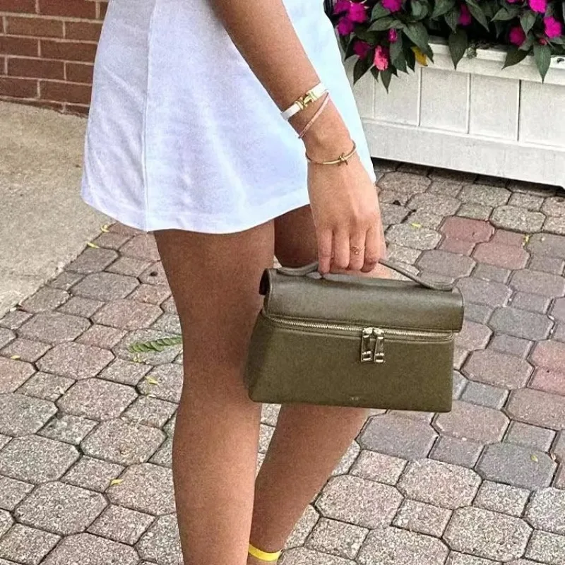 JW PEI Box Bag, Shoulder Bag, Crossbody Bag, Women's New Style, High-End, Suitable for Work, Commute, Small Handbag