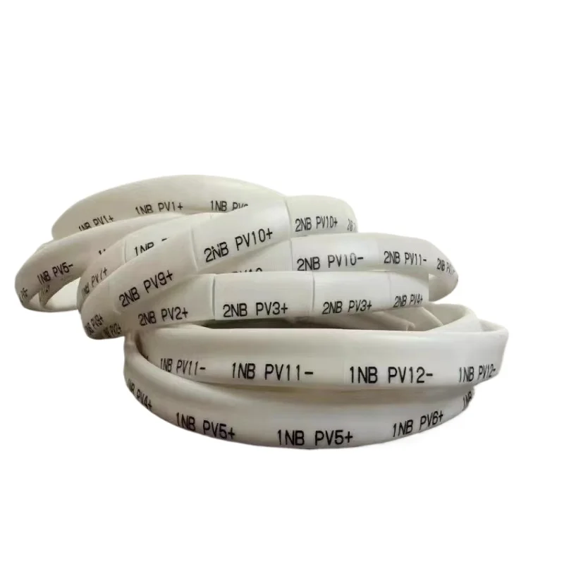 PVC Wire Marker Tube Waterproof Cable Identification Label Tube Clear Fade-resistant Printing Electrical Wire Number Sleeve A-Z