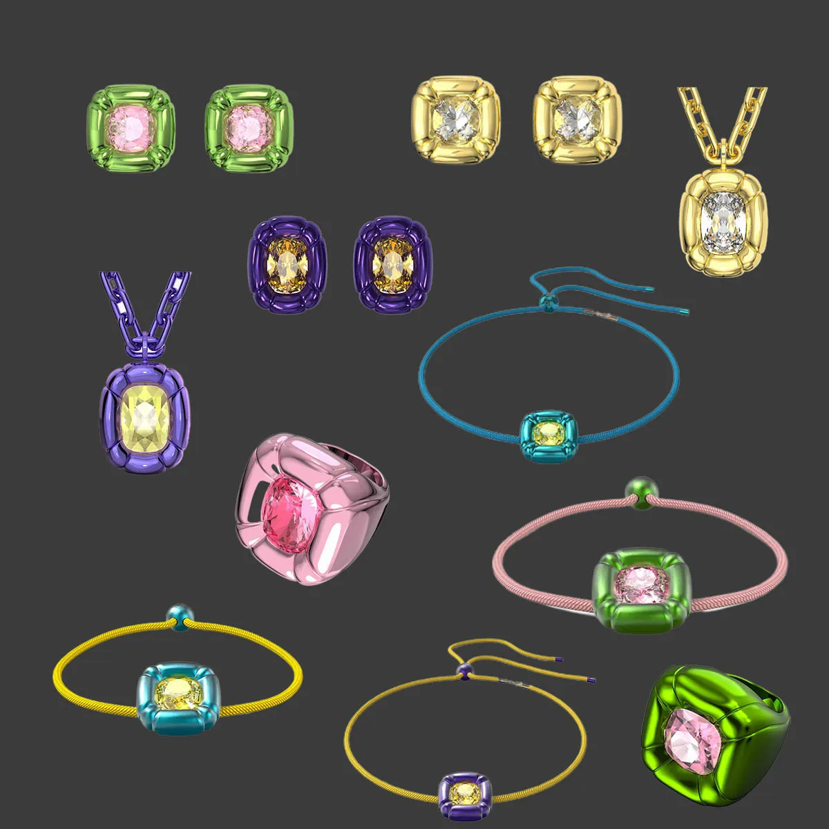 

Новинка 2023 года, высокое качество, роскошное серебро S925, ожерелье с цирконом, кулон, кольцо, квадратный дизайн, повседневная одежда, вечерние, банкетные, незаменимые