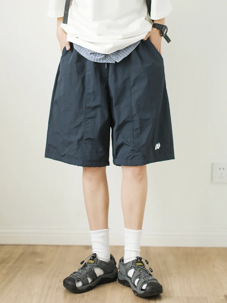 

Retro Japanese Sle Qui Dry Outdoor Sports orts Men Women Summer Lightweight Breathable Loose Casual Straight Leg Five-Q...