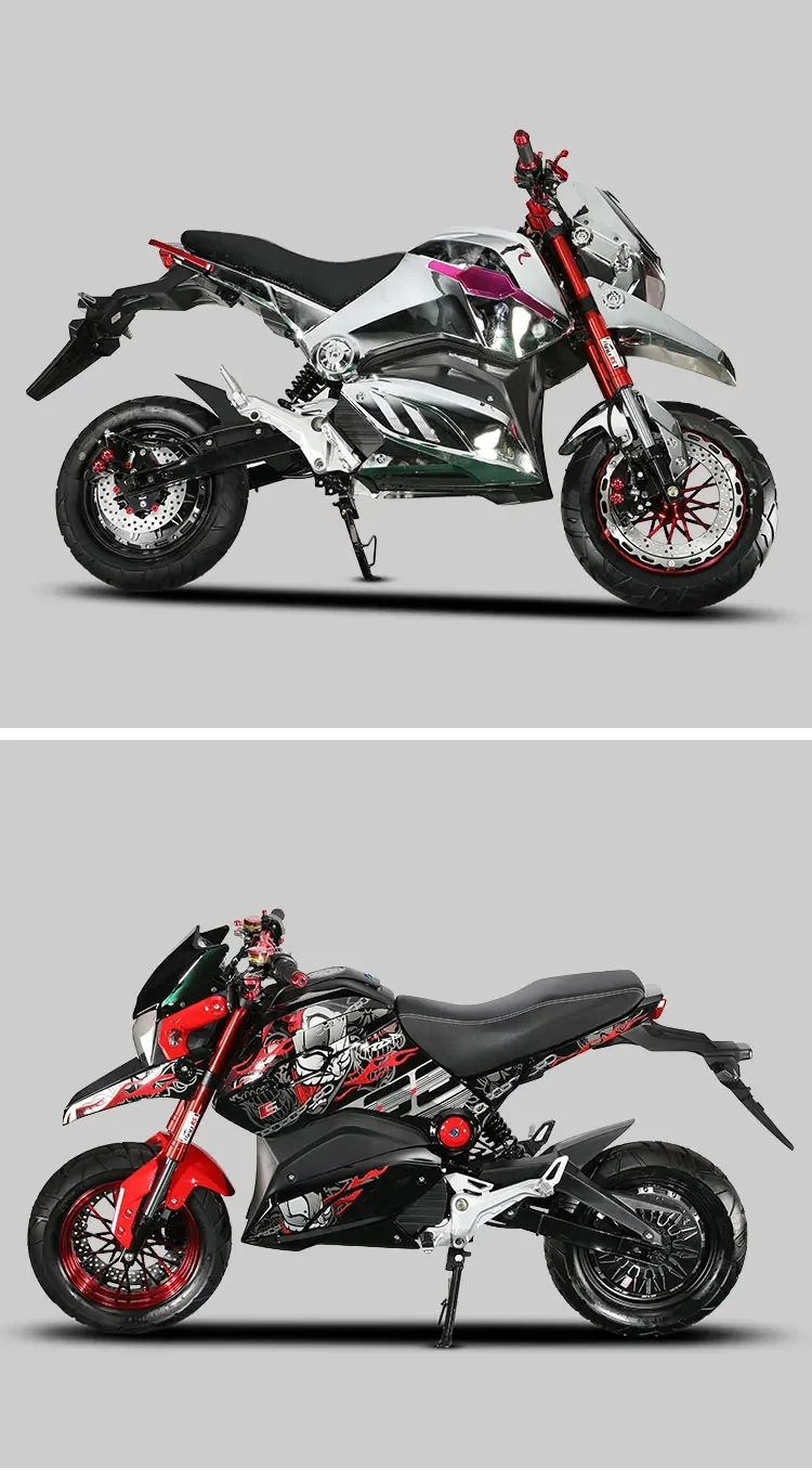 2025 M5 EEC Streetbikes 1000W Hub Motor Electric Motorcycle 72V 20Ah Battery 50km Range Variety of Genres of Electric Bikes