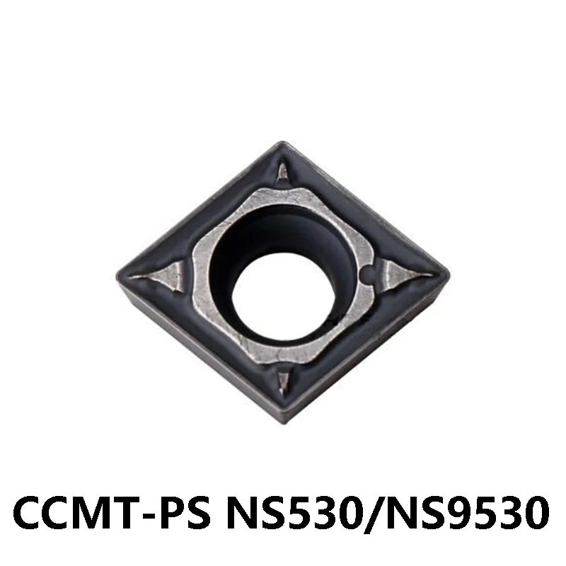 10pcs carbide inserts CCMT 060204 060202 060208-PS NS530  09T304 09T308 09T302 -PS NS9530 CCMT -24 CCMT09T304-24 free shipping