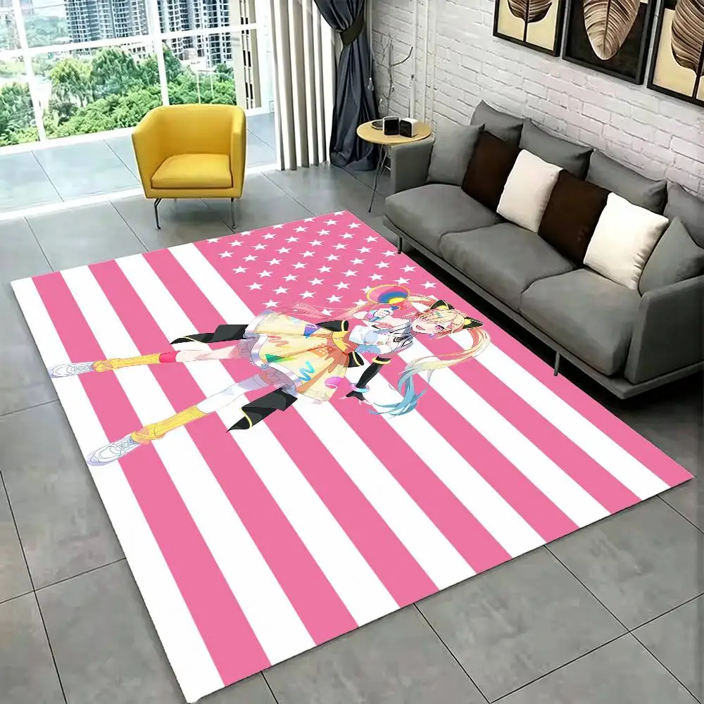Arale Anime B-BanG Dream YUME X MITA Floor Mat Bathroom Absorbent Mat Rugs Simple Door Dirt-resistant Mat Home Kitchen Mat