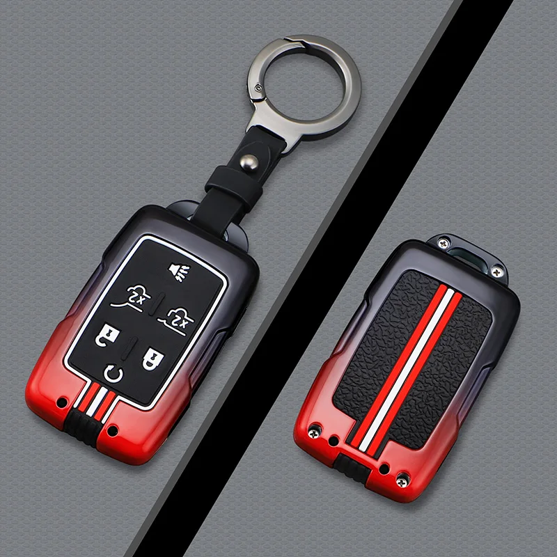 Funda Protectora para Llave de Auto para Chevrolet Colorado Silverado 1500 2500HD 3500HD GMC Yukon Sierra Canyon, Accesorio Interior para Auto