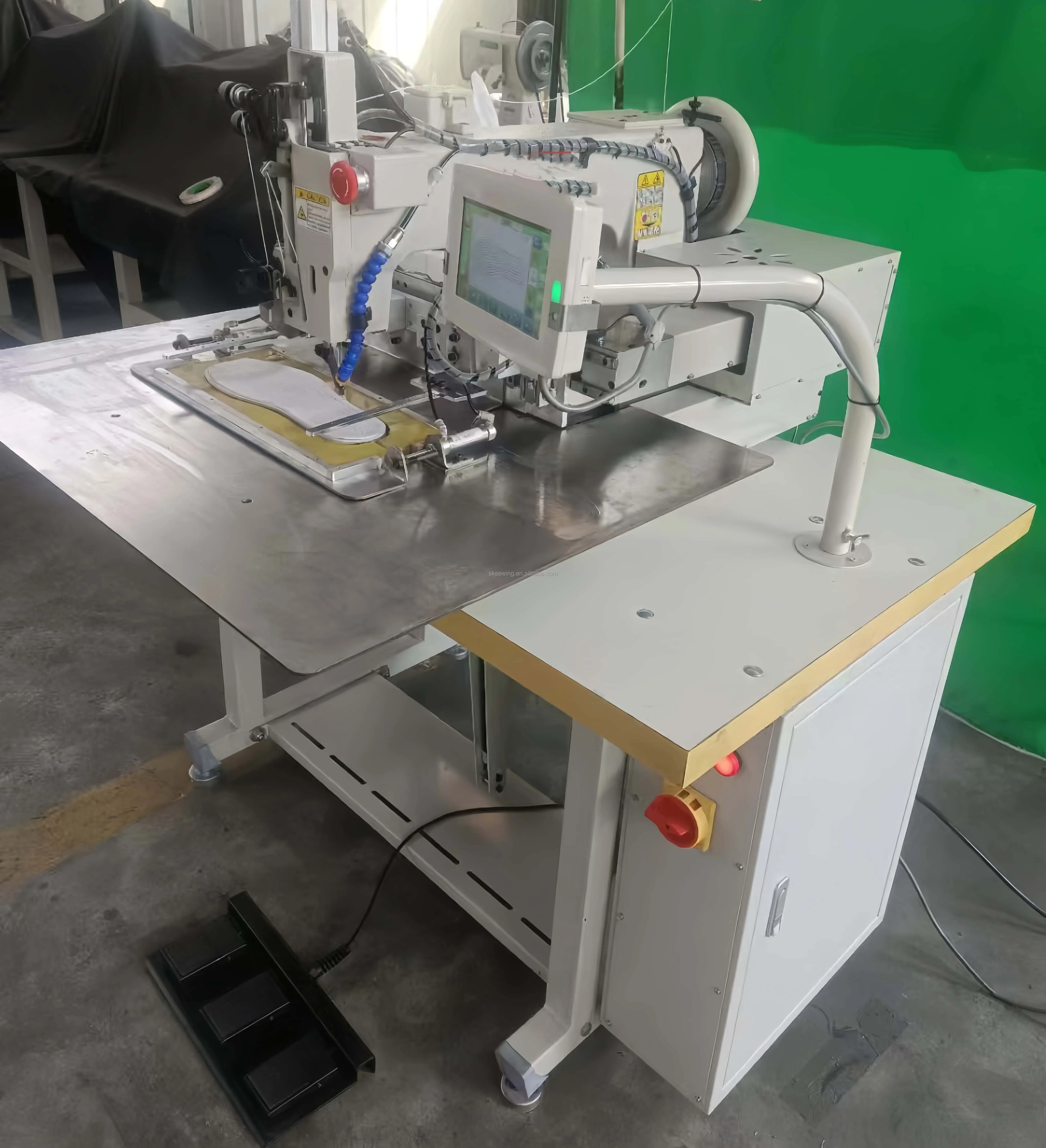 ماكينة خياطة أوتوماتيكية لحزام الأمان وحزام الأمان شديد التحمل