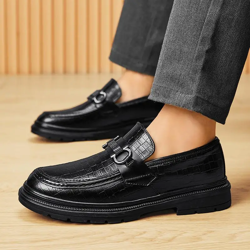 Men's Moccasins New Trendy Boys Casual Leather Men's Party Fashion Shoes Break