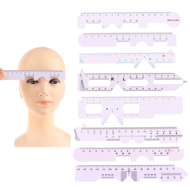 

PD Optometric Ruler Measure Pupil Distance Eye Ophthalmic Tool Eye Occluder For Vision Test Eye Care Soft Straight Ruler