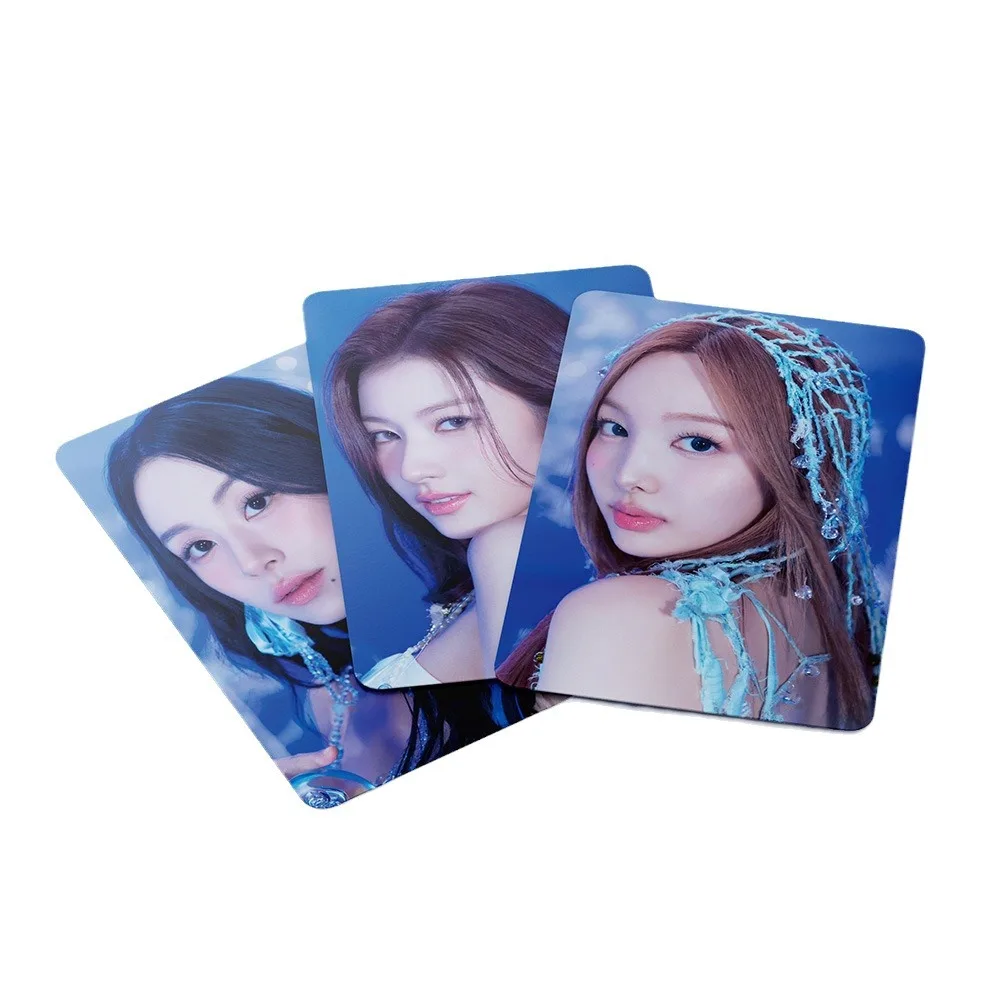 Imagem -05 - Cartões de Impressão Fotográfica Kpop Novo Álbum Cartões Lomo Faça Você Mesmo com Você-th 2024 Photocards Alta Qualidade Coleção de Fãs Dois Grupos 55 Unidades