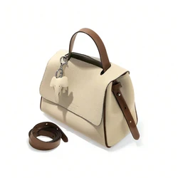 ITAMOOD Genuine Leather Bag Women Fashionable and Versatile Tote Crossbody Shoulder Bag Satchel Purse Female Fashion Bag Luxury