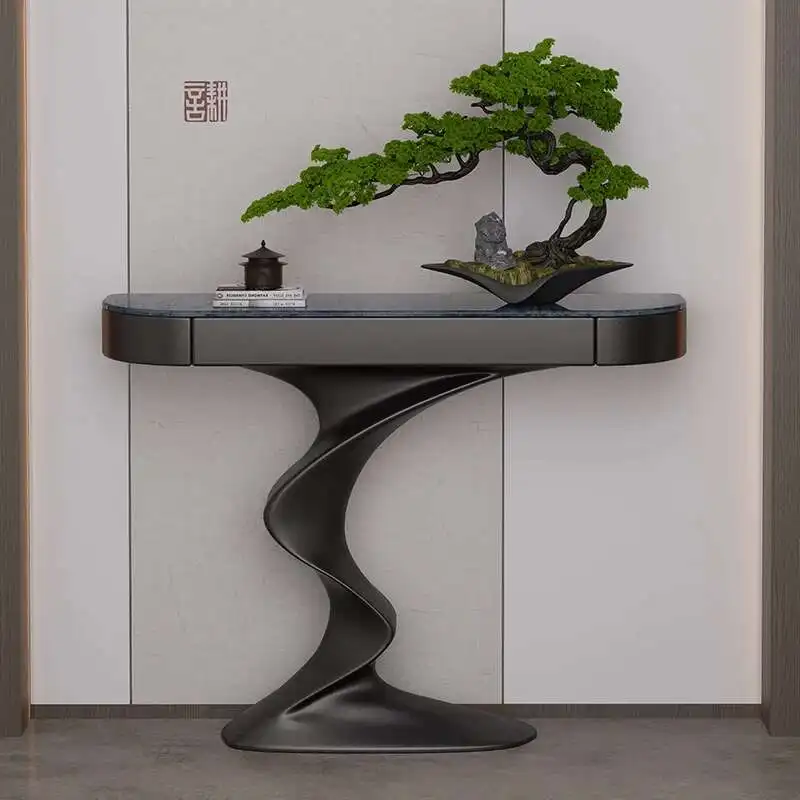 

Vintage Hallway Table Corner Unique Modern Luxury Entryway Corner Table Nordic Salon Mesa Para Sala Living Room Furniture