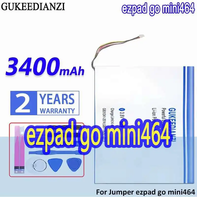 

3400Mah For Jumper Ezpad GO Mini 464 JPG05 Mini464 Good Low-Temperature Performance Laptop Battery